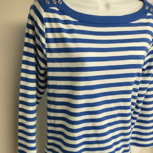 Rafaella Women's Pullover Cotton Top Size M  NWT - Picture 3 of 8